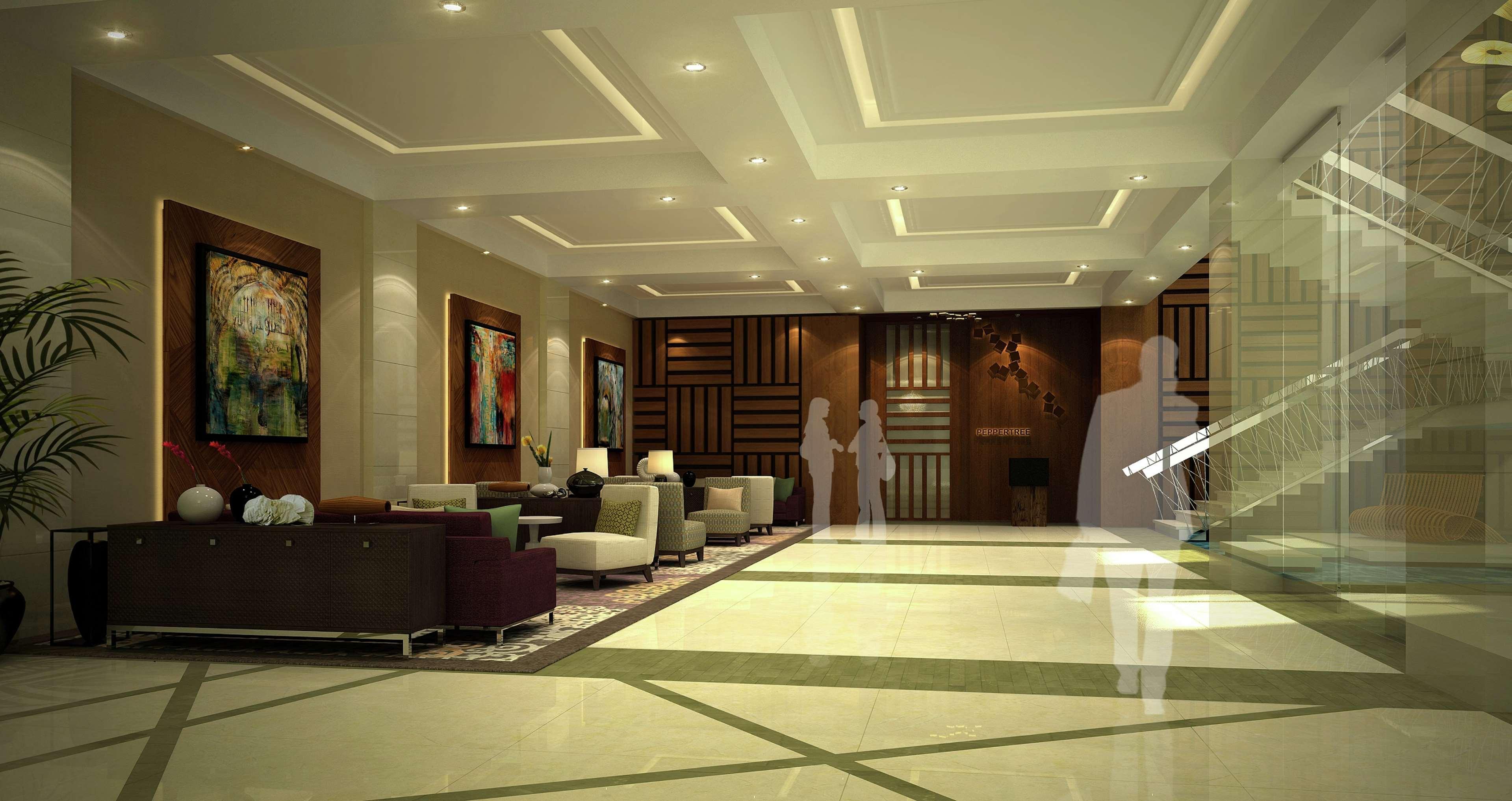 Doubletree By Hilton Doha - Al Sadd Hotel Exterior foto The lobby of the hotel