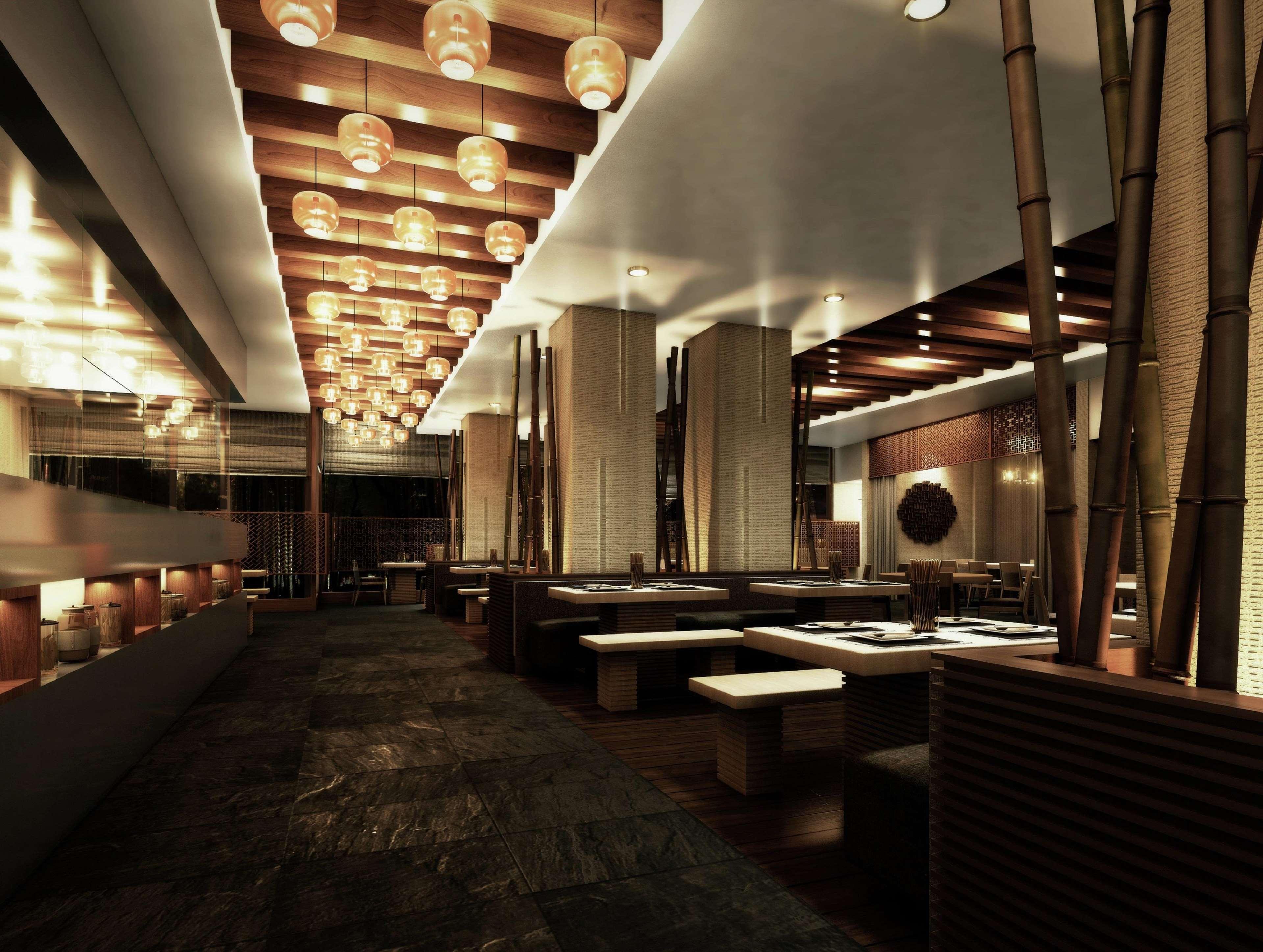 Doubletree By Hilton Doha - Al Sadd Hotel Exterior foto Interior of a restaurant